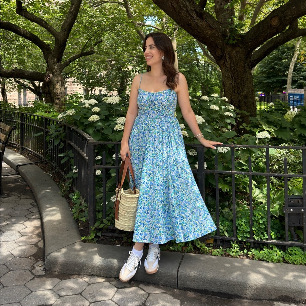 J.Crew A-line midi dress in Liberty Poppy and Daisy floral, Size 6 - Picture 5 of 14